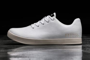 Nobull Canvas Men's Trainers White | Australia (DQ5264)